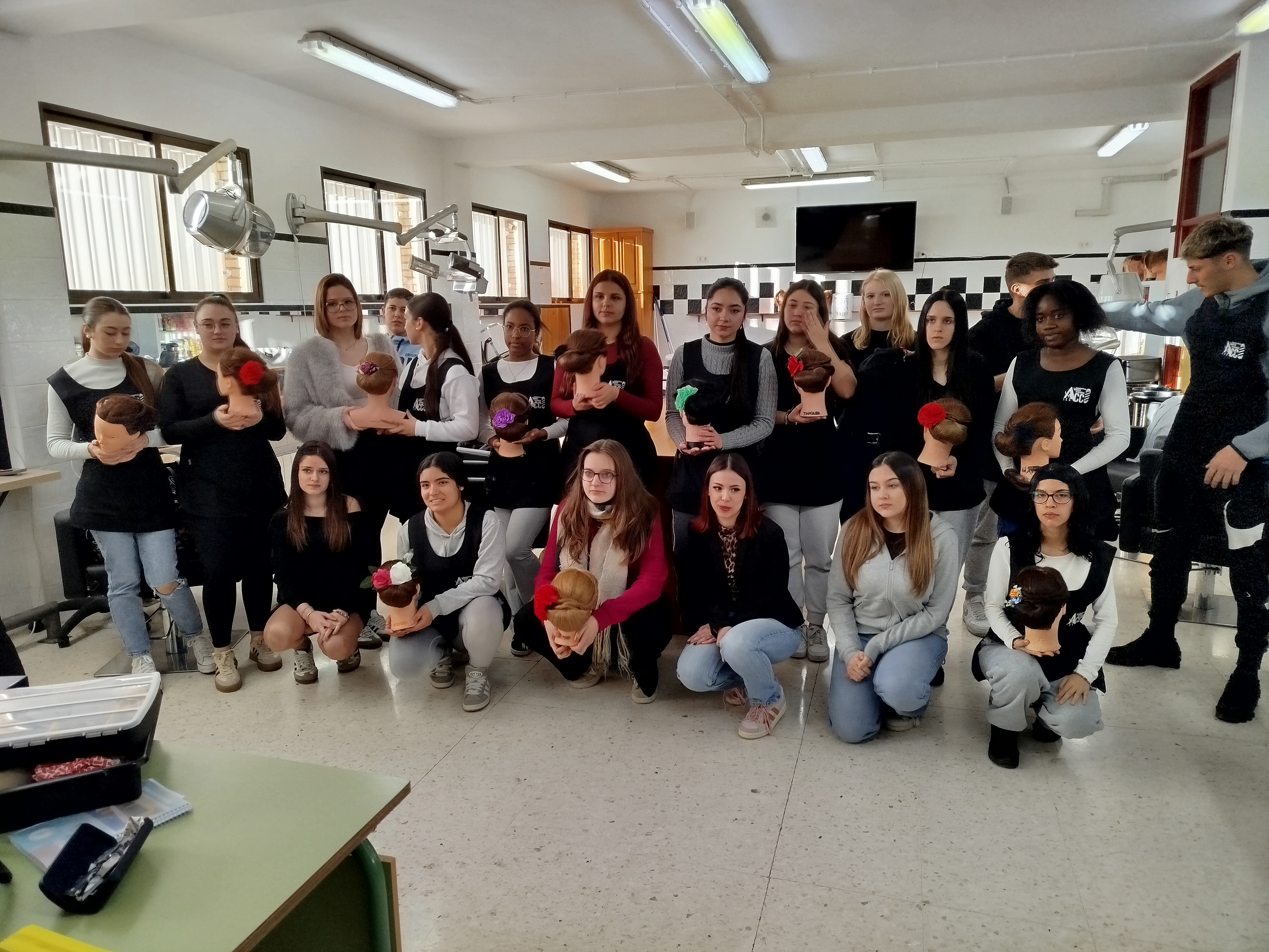 CAP 2ème année à Guadix - avec les élèves espagnols